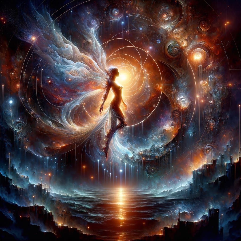 Celestial Cyberpunk: Nyma Ascends to River