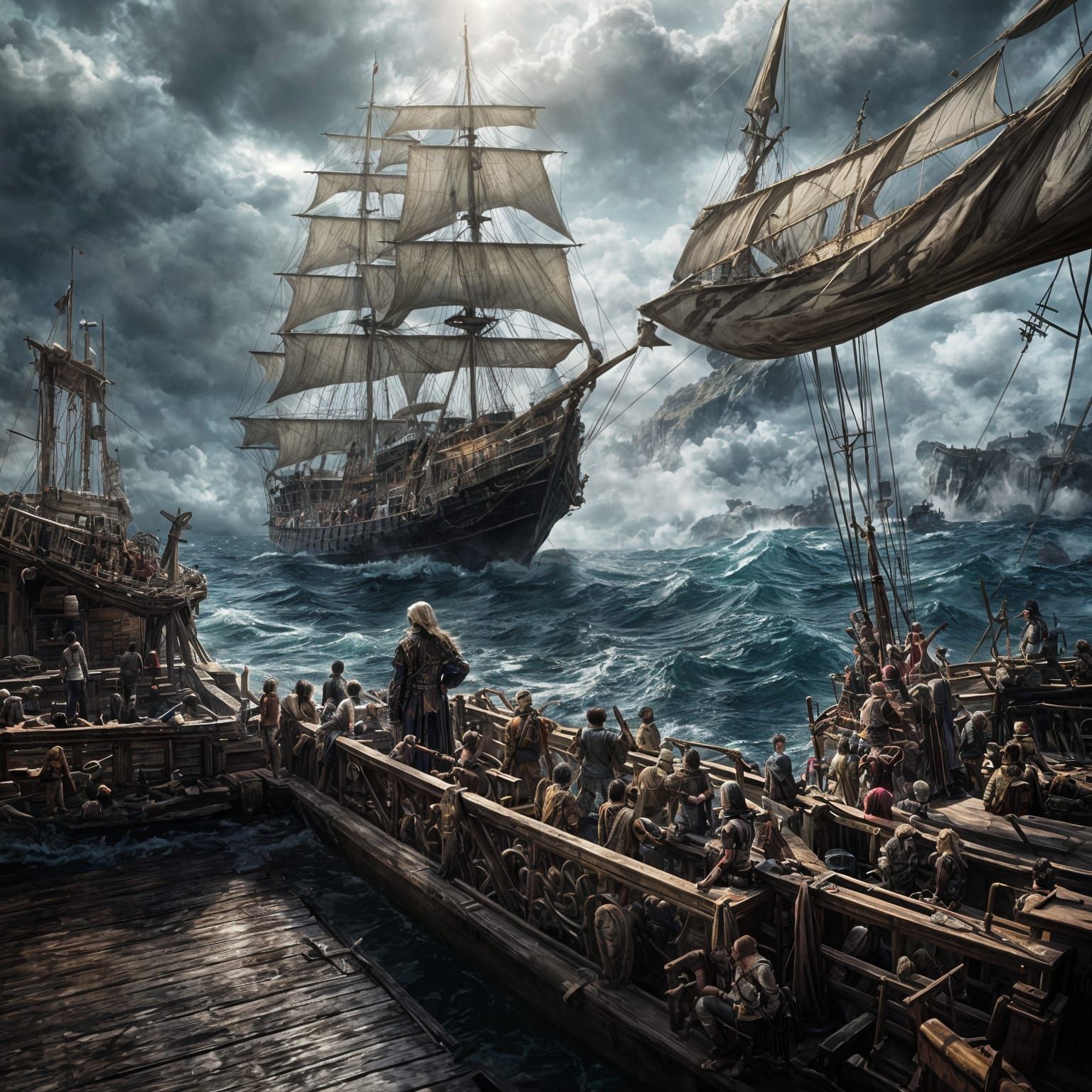 Vivienne the Assassin in Epic Sea Battle