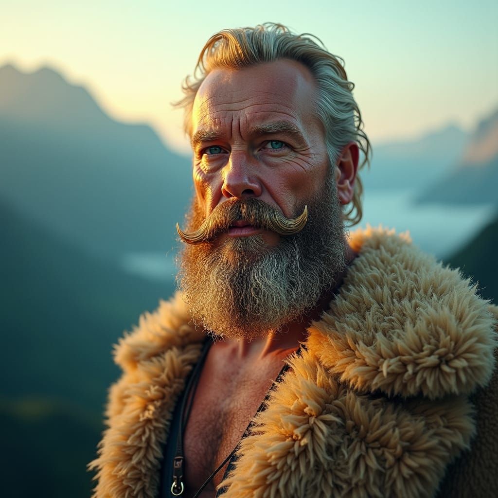 German Gentleman Portrait in Photorealistic Style