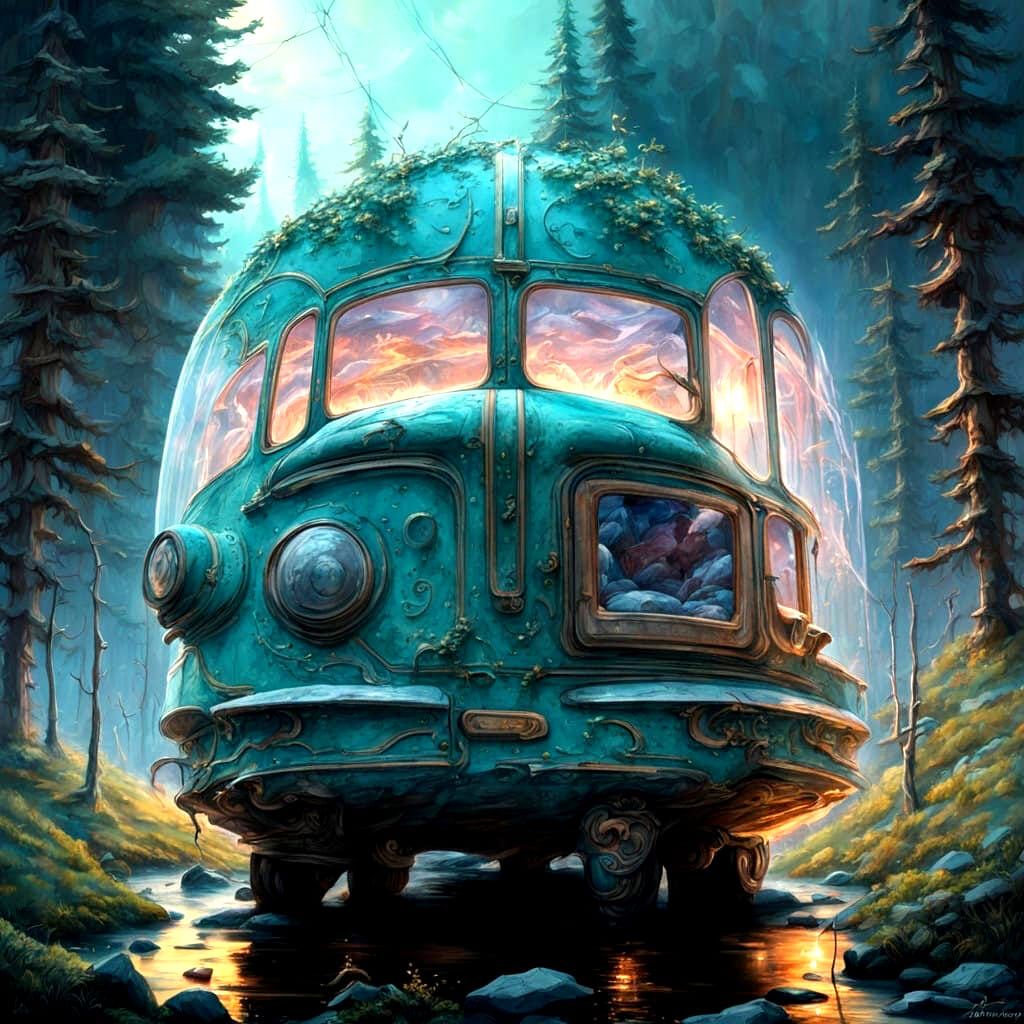 Rocky Mountain Surrealism Epic Landscape