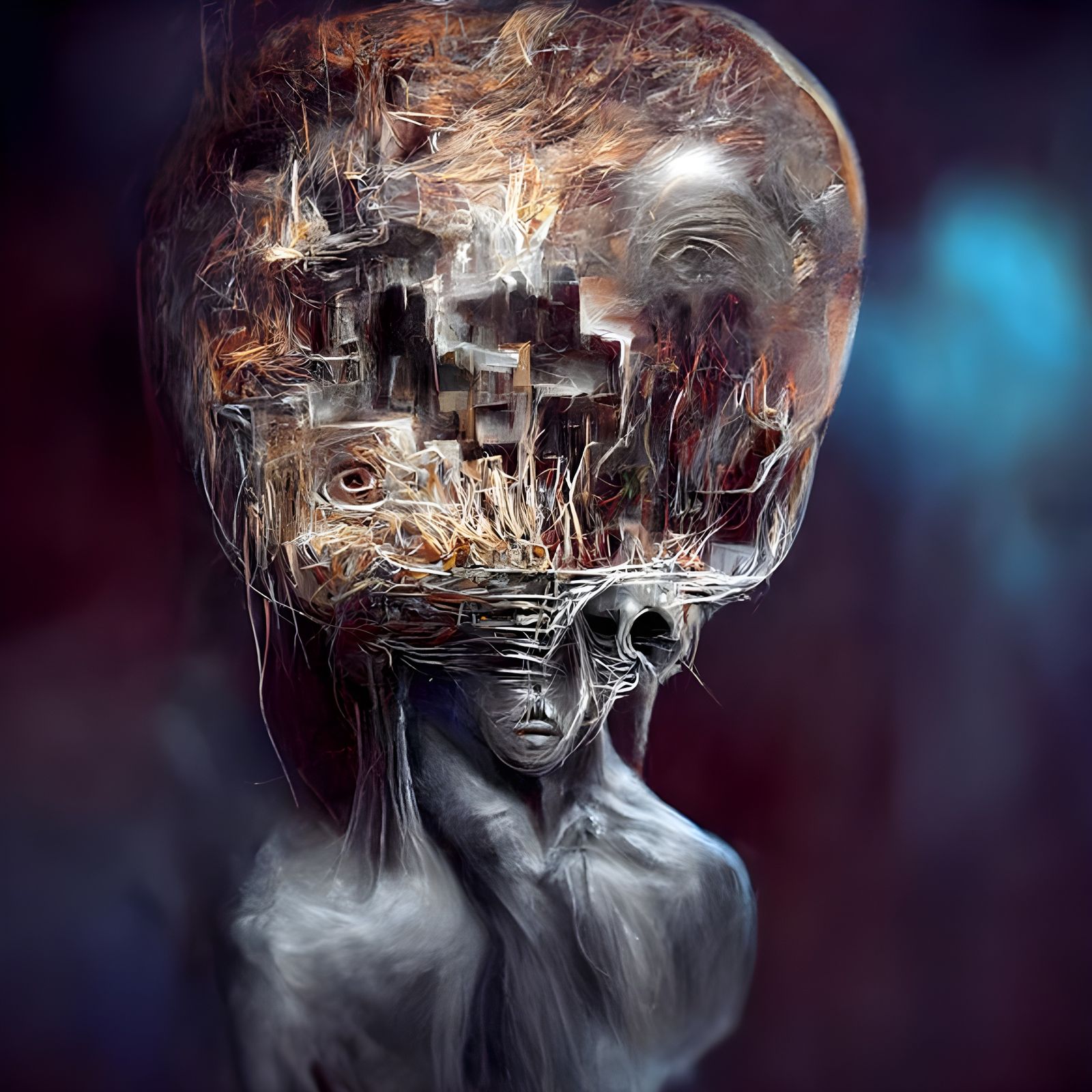 Mind-Destroying Realization: Abstract Biopunk Horror