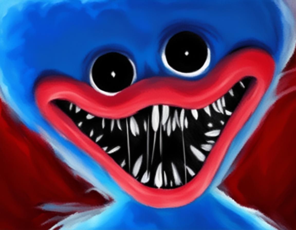 AI Generated Image of Huggy Wuggy