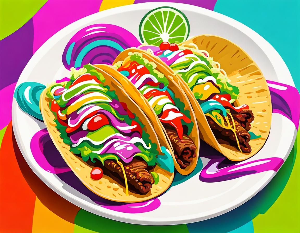 Super Pop Art Tacos 🌮