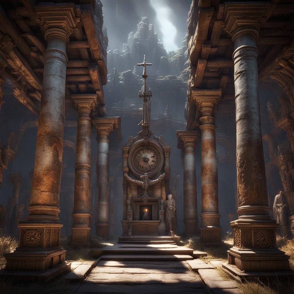 Epic 3D Render: The Dead Walk the Earth