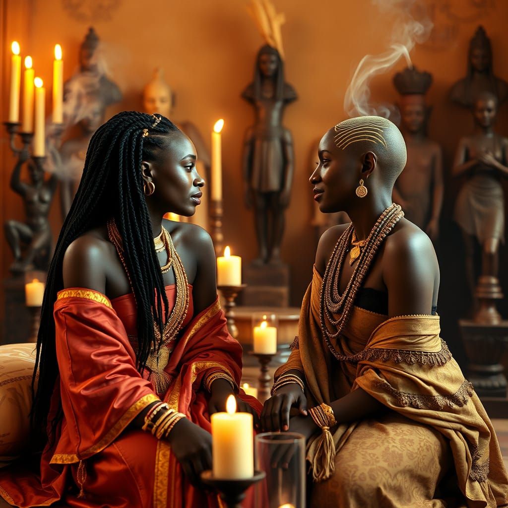 Loving Gaze in Mali Empire, Photographic Style