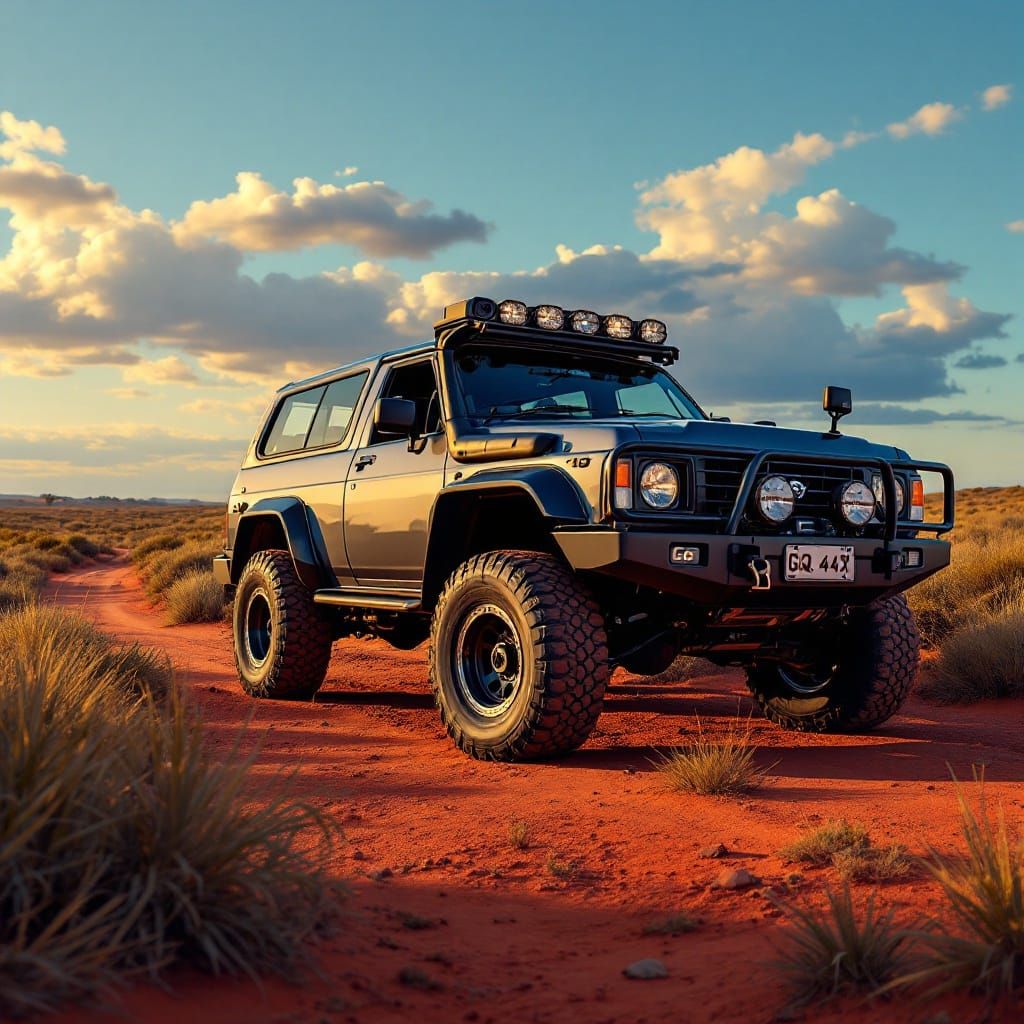 Nissan Patrol GQ in Aussie Outback: Concept Art
