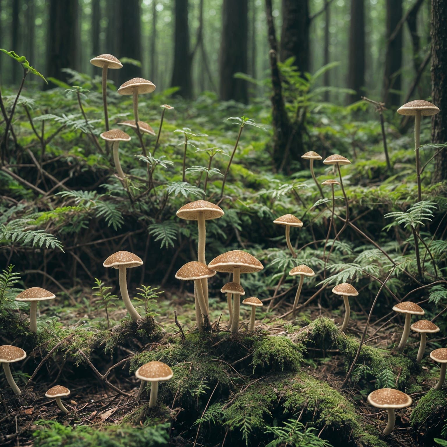 Mystical Forest: A Micro Mushroom's World