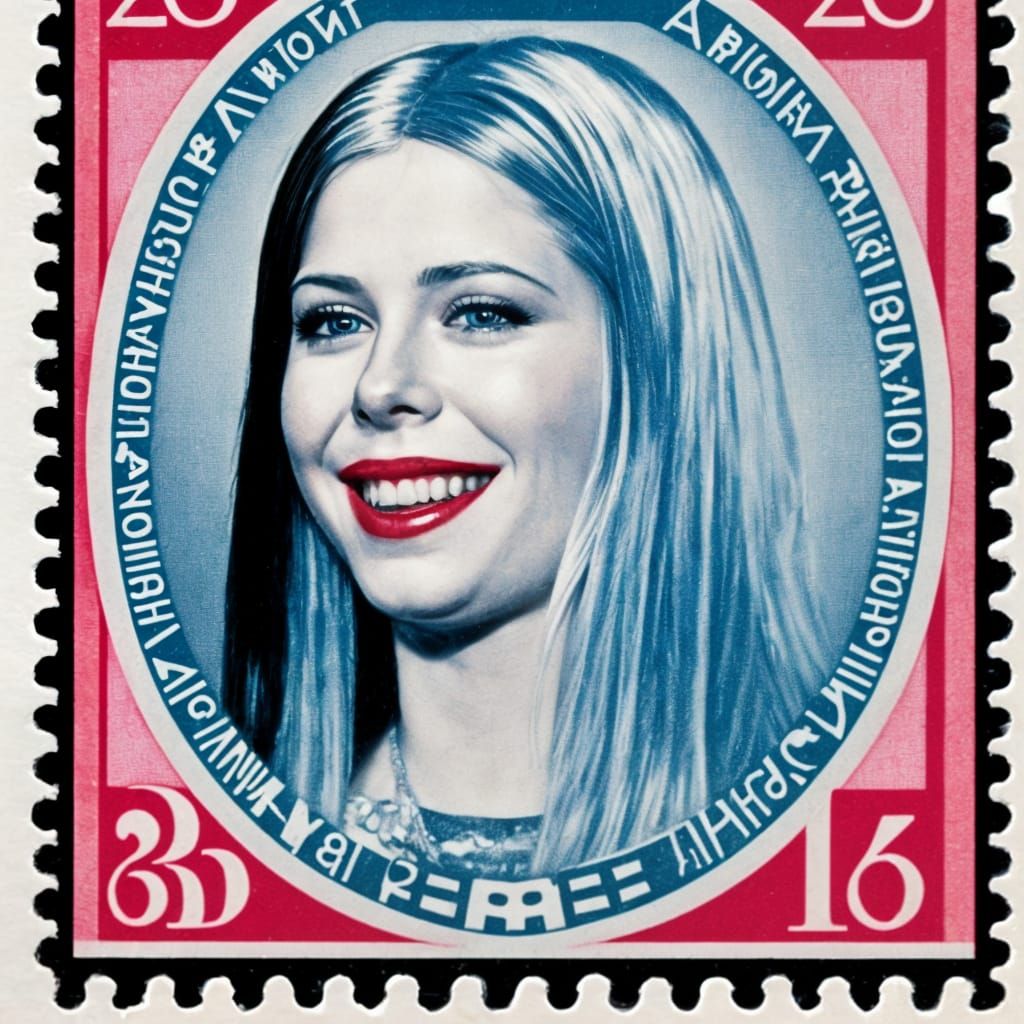Avril Lavigne on Canadian Postage Stamp