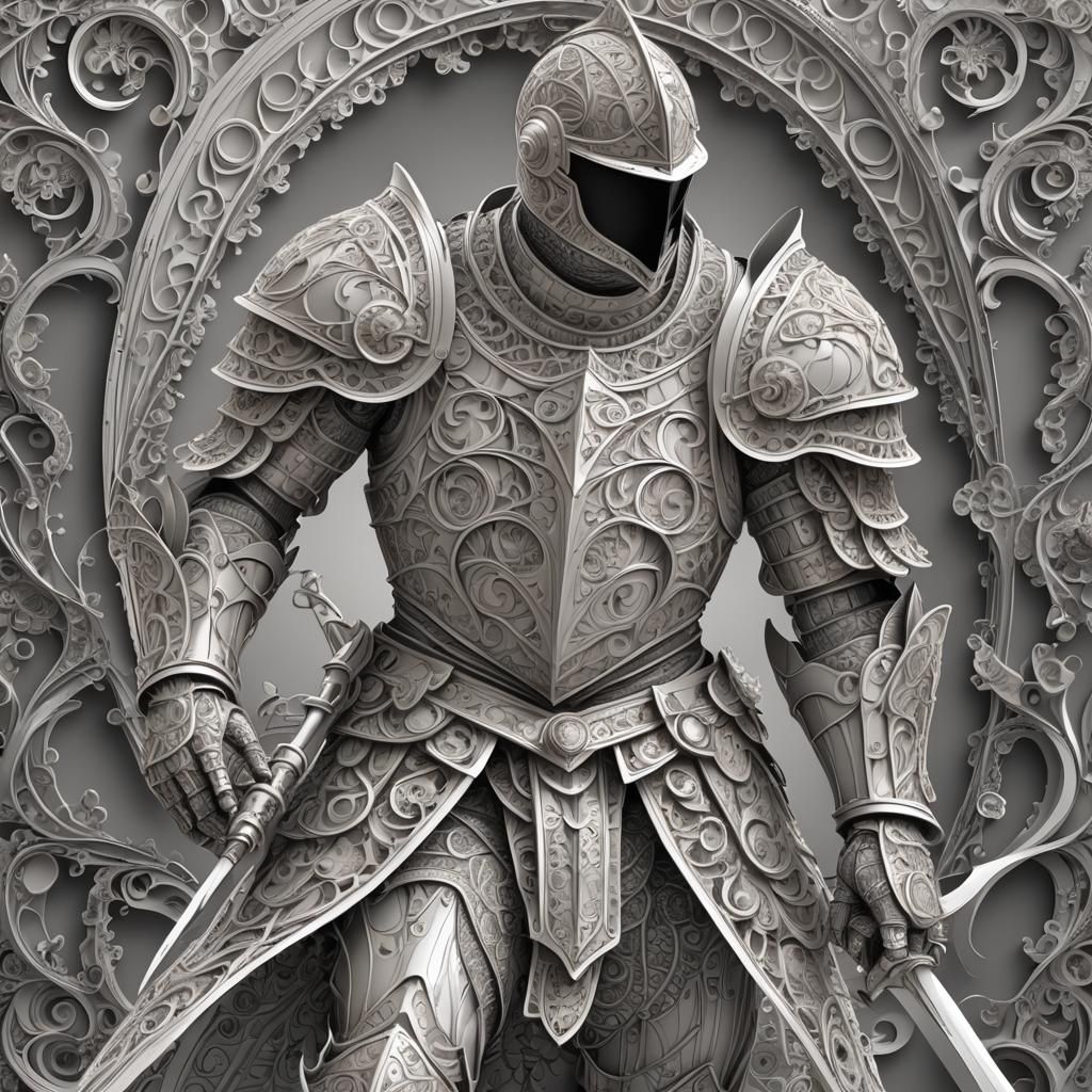 Courage fills the armor of a Knight, not just flesh.