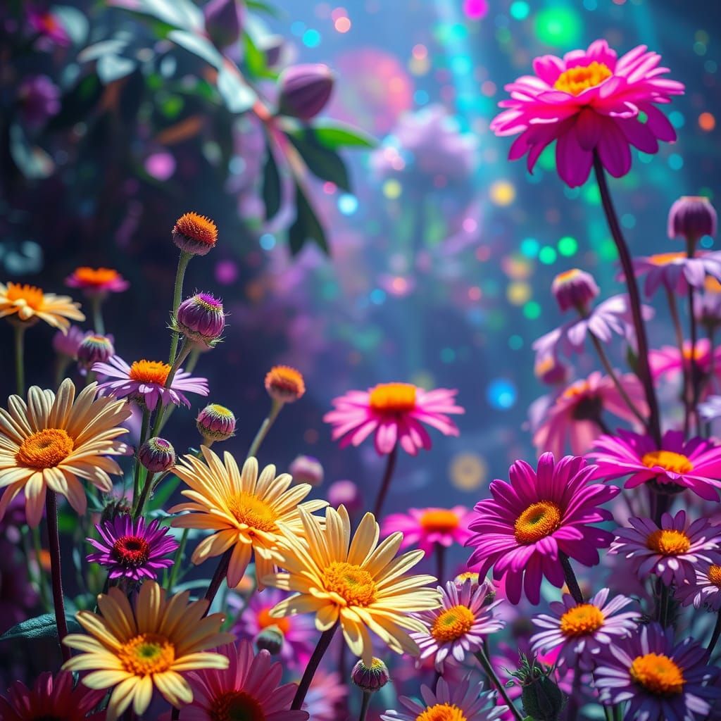 Vibrant Prismatic Bloom Unfolds in Cinematic Detail