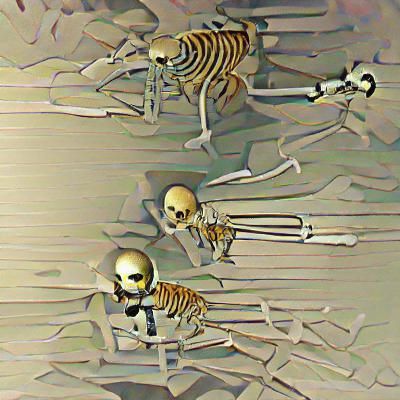 Skeletons Generated by AI