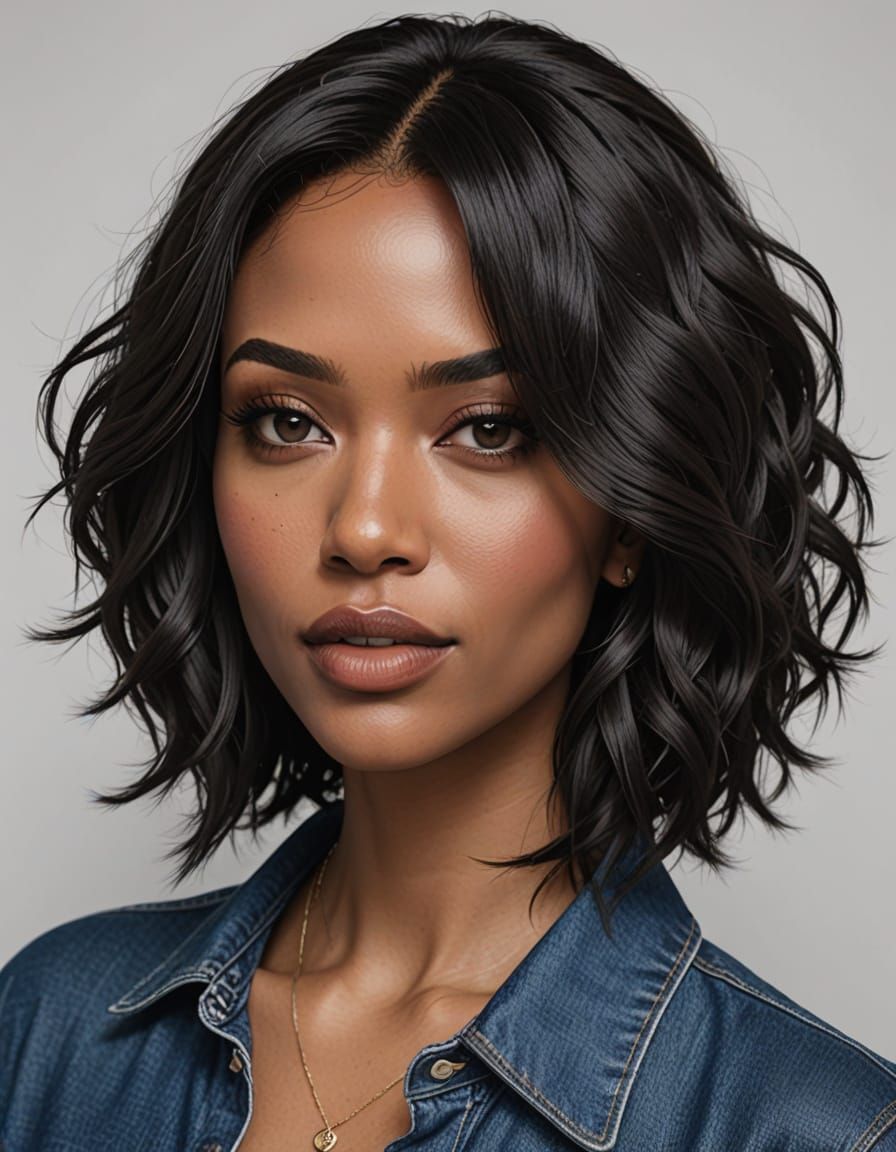 Gorgeous Demonic Woman Portrait