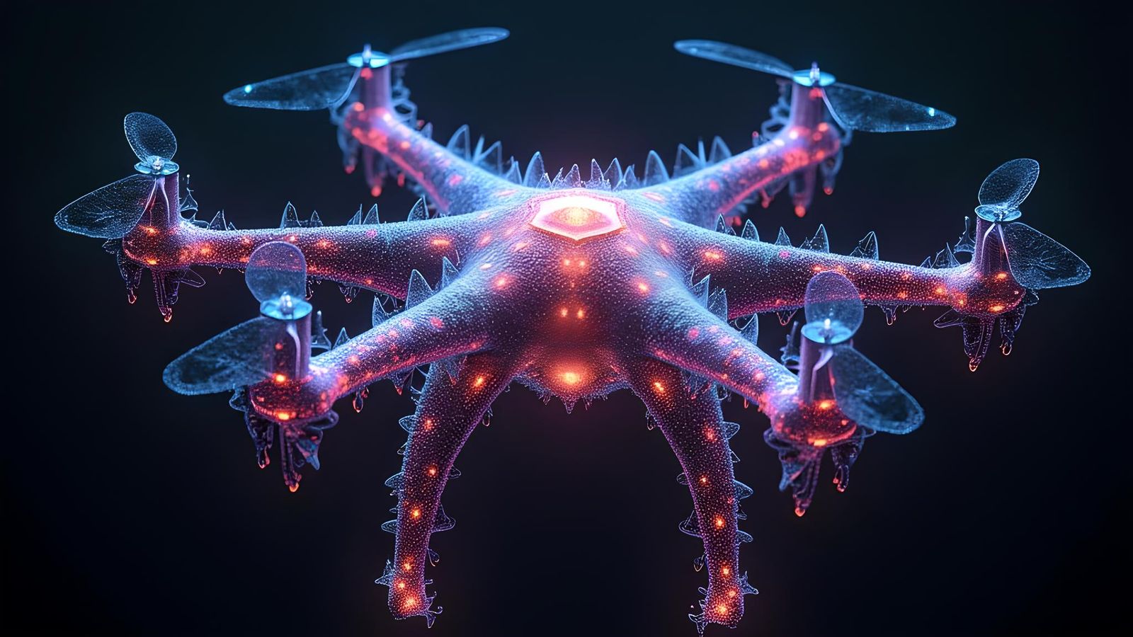 Intricate Augmented Fractal Quadcopter: A Spectacular Image