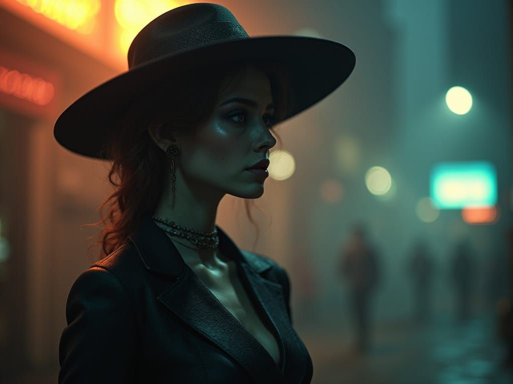 Albacore Jones in Hyperrealistic Cinematic Scene