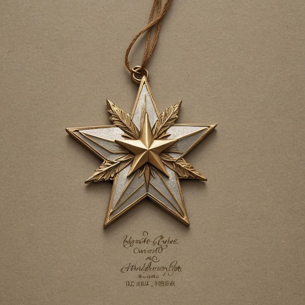 Ornate Emblem Certificate for O Holy Night in Matte Painting