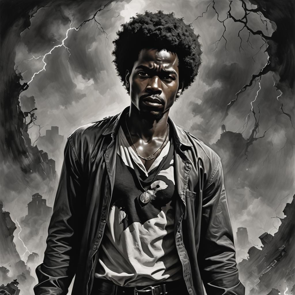 Afrocentric Hero Torn Between Light and Darkness in Fantasti...