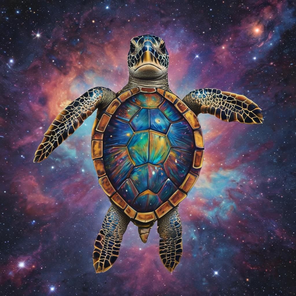 Cosmic Turtle Concert in Space