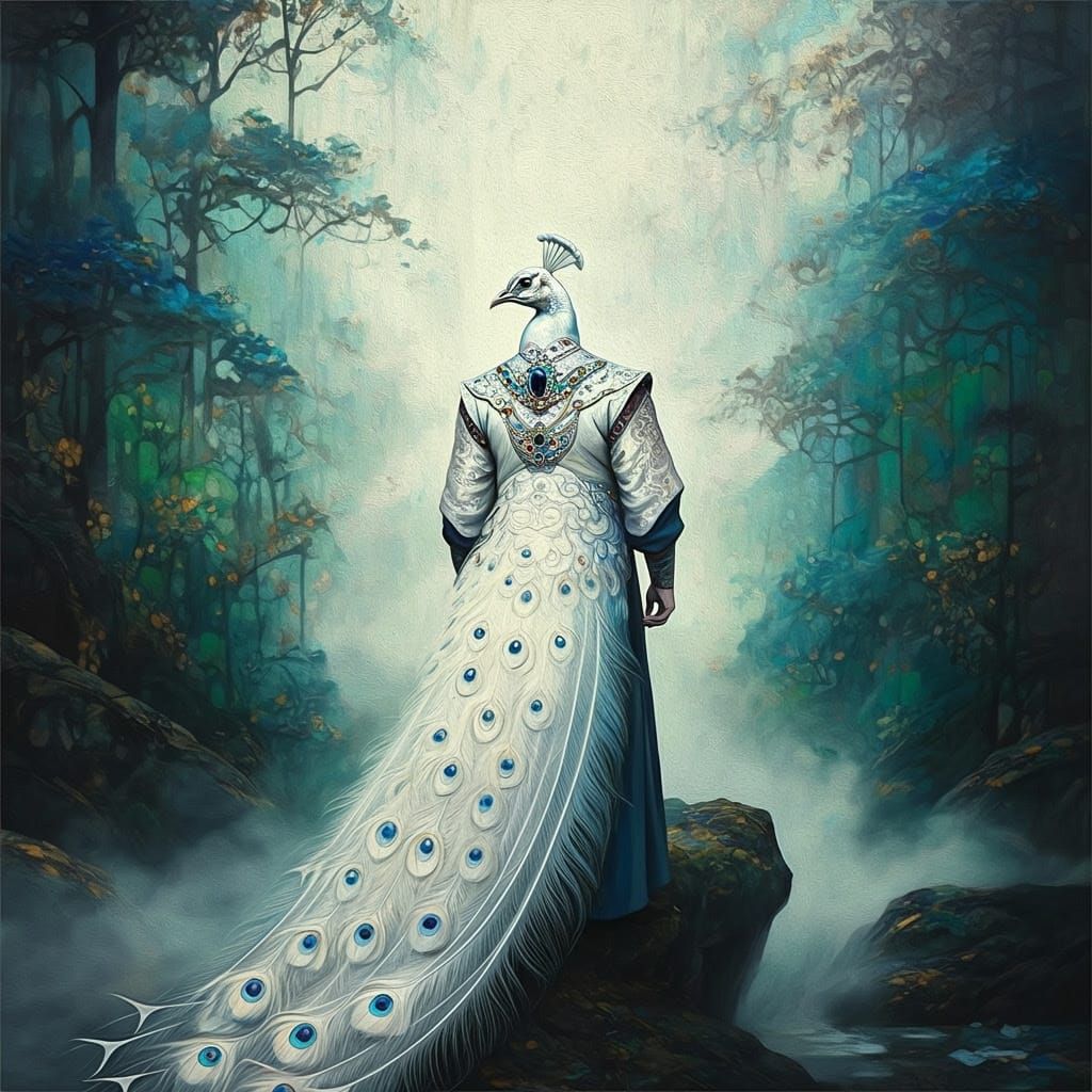 Prince in Impasto Fantasy Landscape