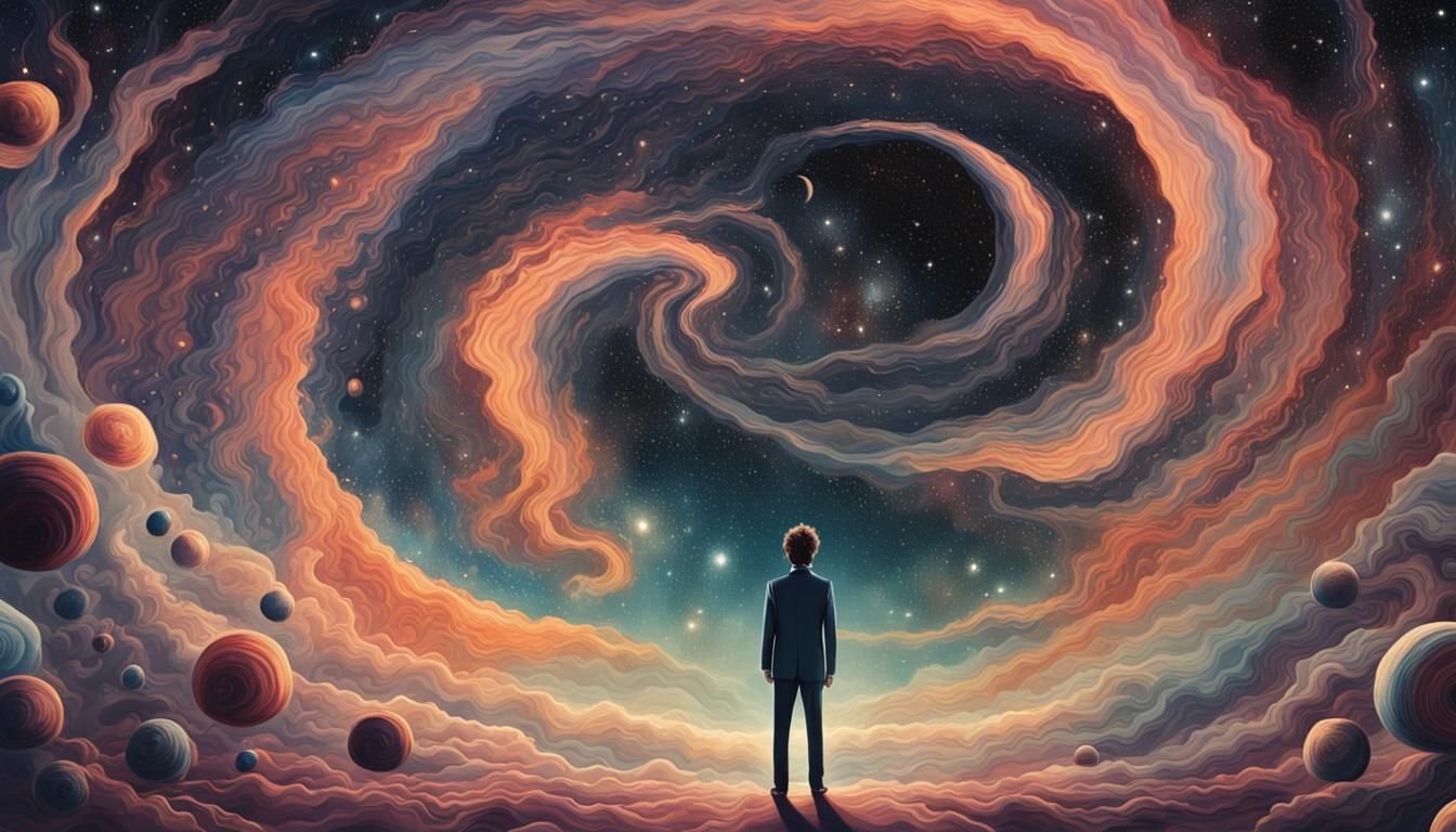 entranced and unsettled by the vastness of the cosmos