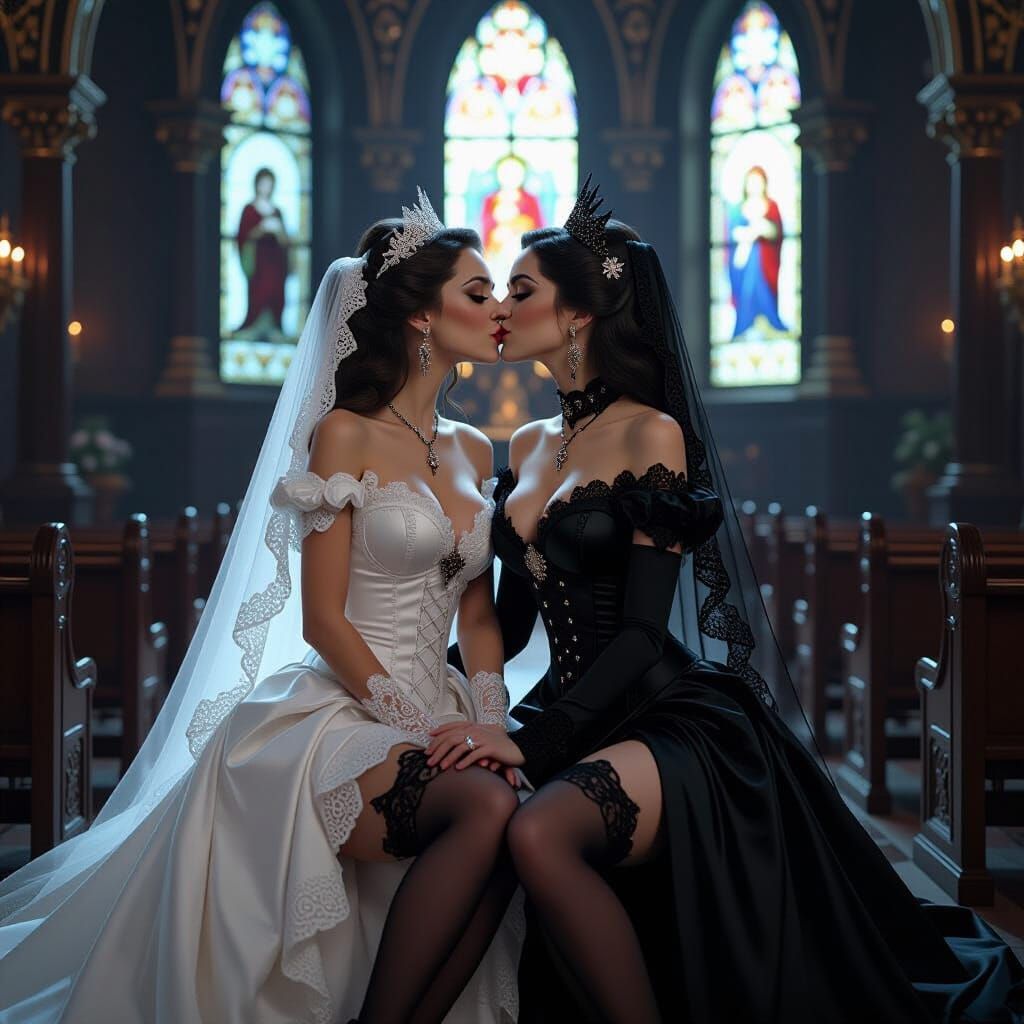 Demon Ladies' Gothic Wedding Ceremony