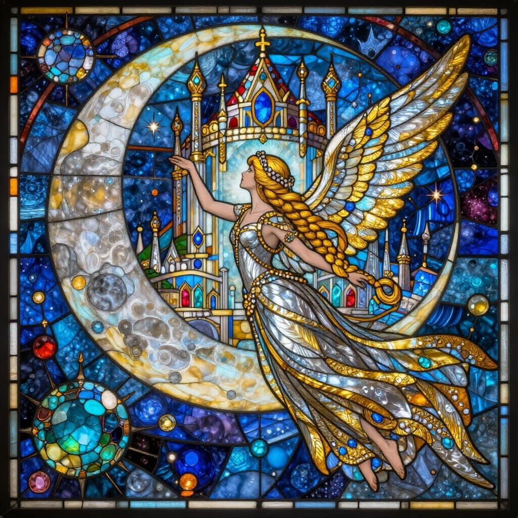 Heavenly Maiden Descends to Gemstone Kingdom on Moon