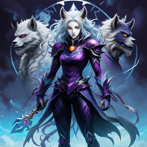 Anime Style Beast Woman Manga Art