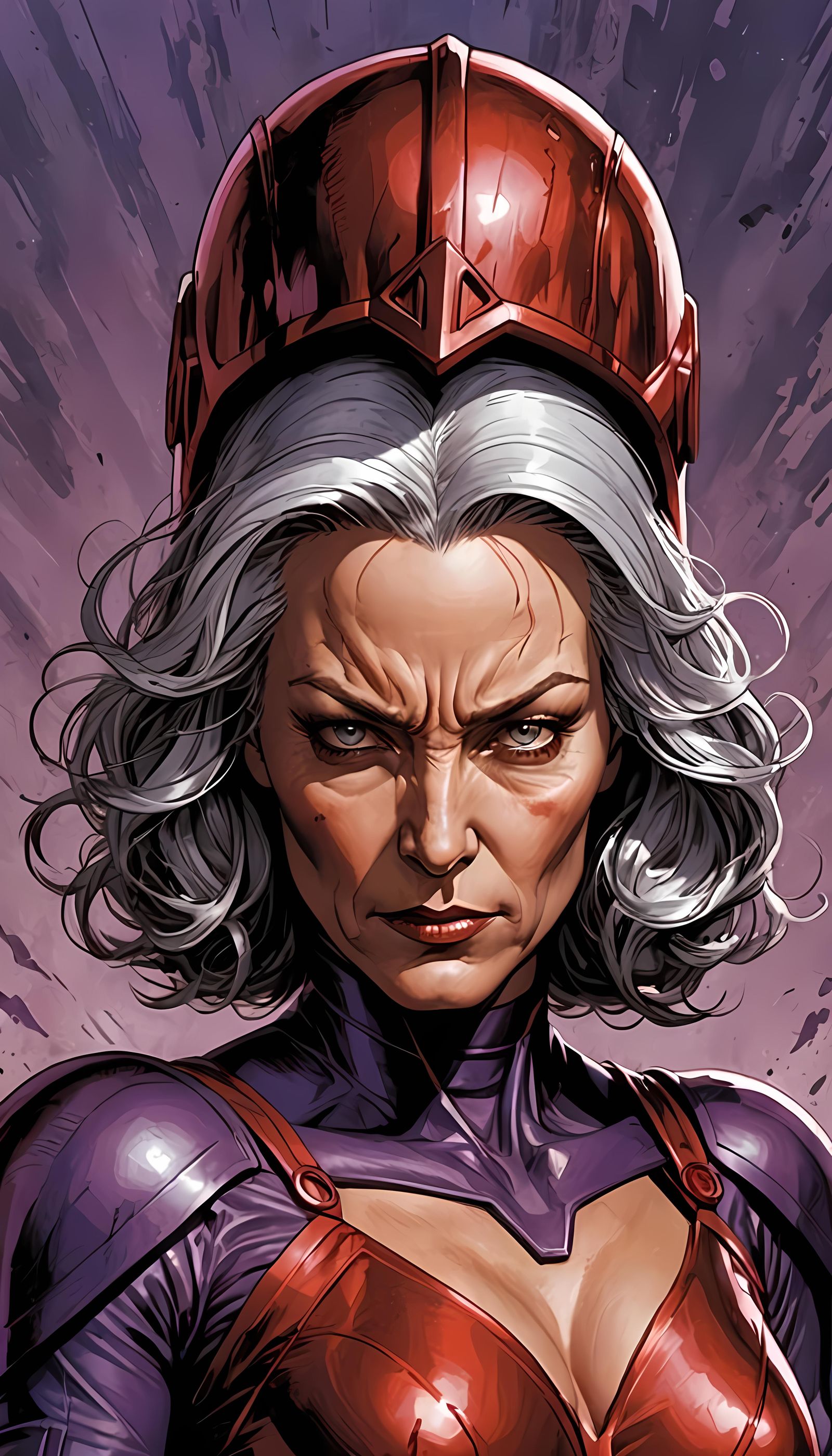 Magneto as Female Villain in Comic Book Art