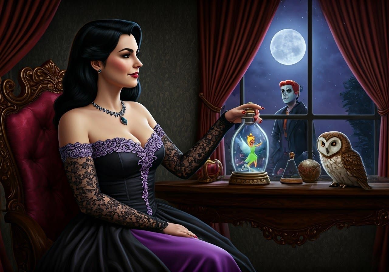 Veronica's Gothic Deco Fantasy with Miniature Betty