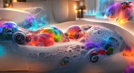 bubble bath.