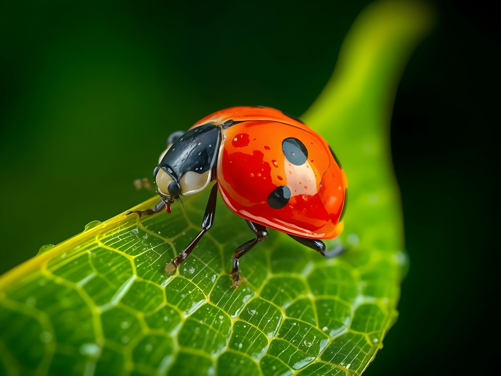 Vibrant Ladybug Photography in Stunning HDR