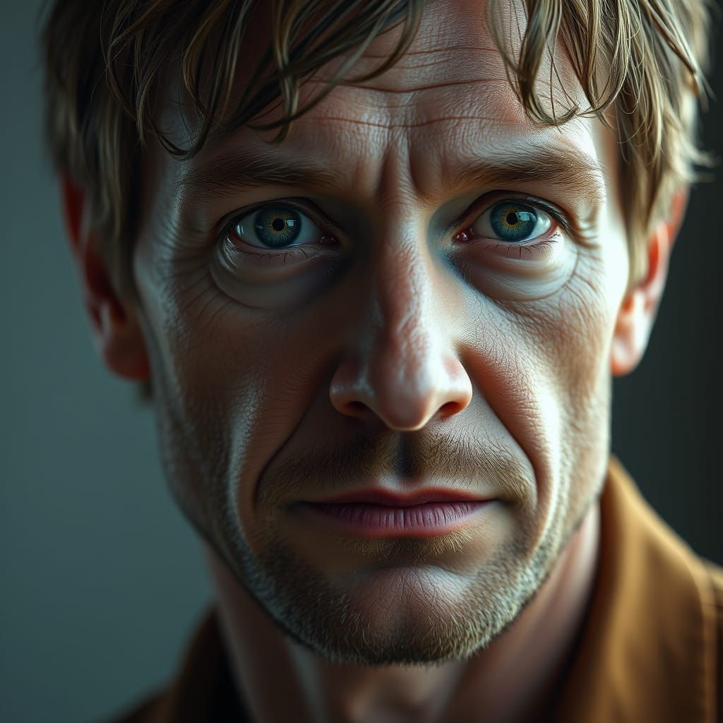 Hyper Realistic Portrait of a Man