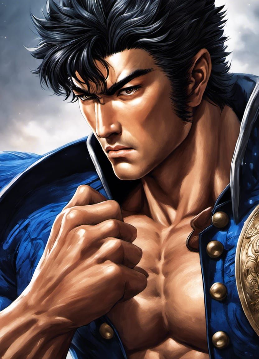 Kenshiro: "Fists speak louder than words."