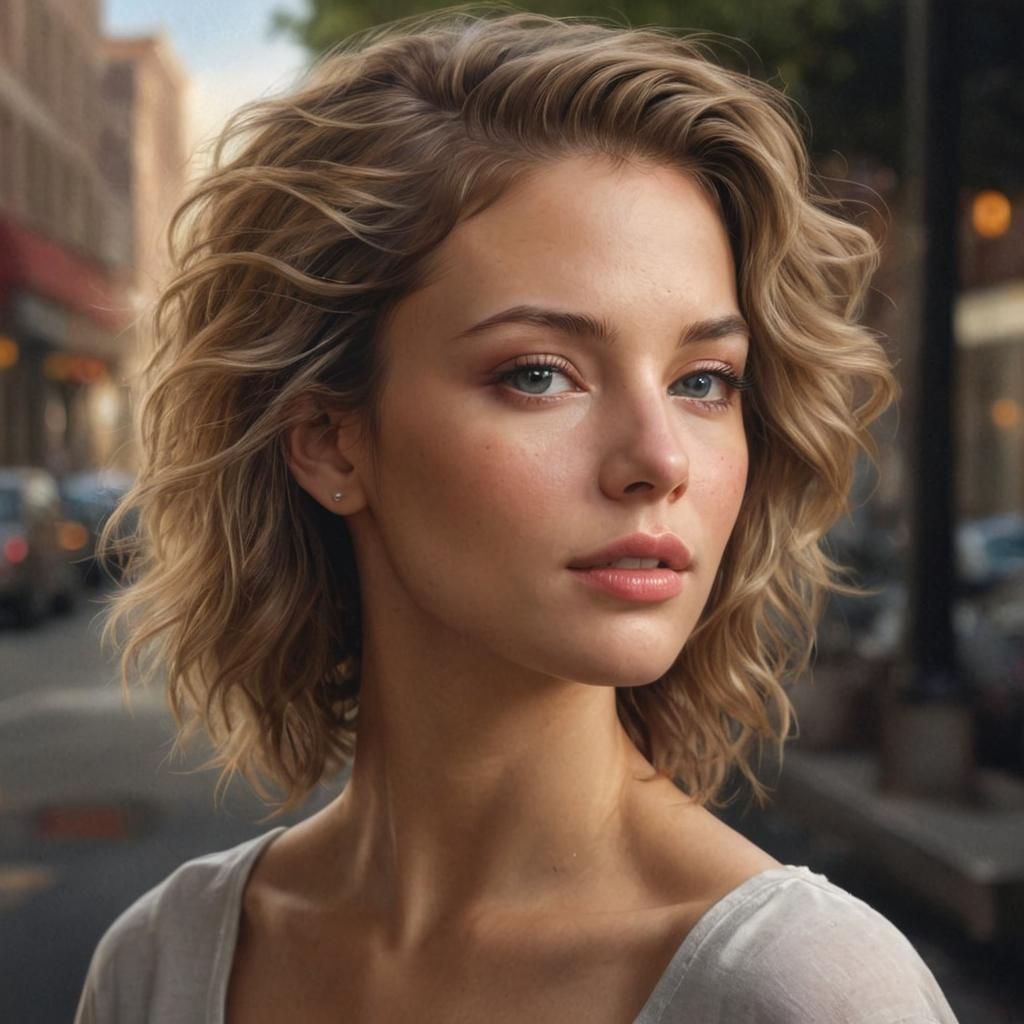 Photorealistic Portrait: The Most Beautiful Woman