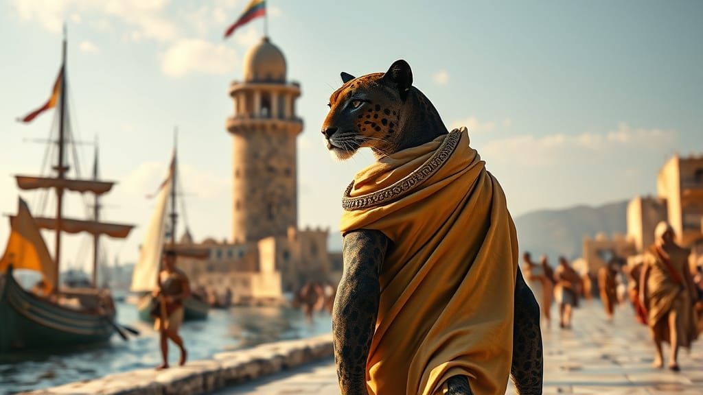 Regal Panther at Lighthouse of Alexandria