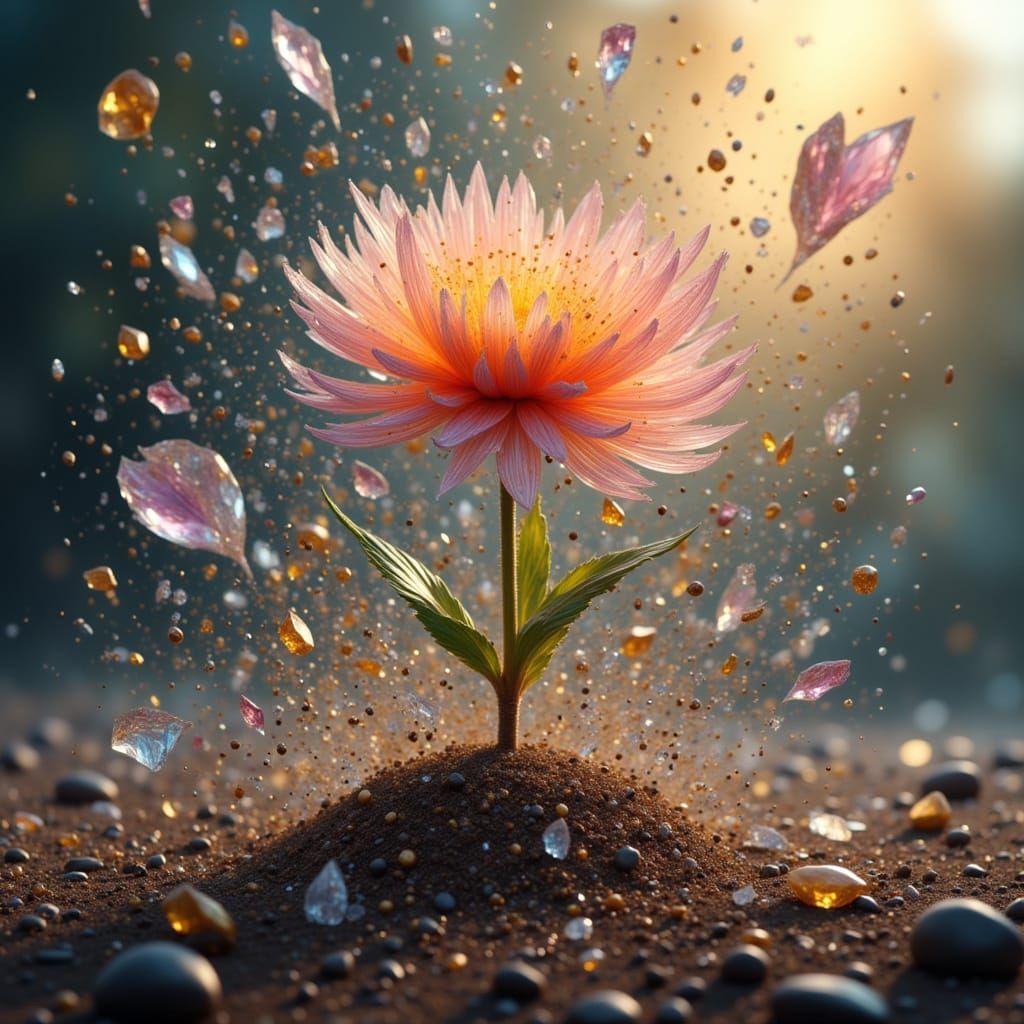 Cartoon Flower Explosion