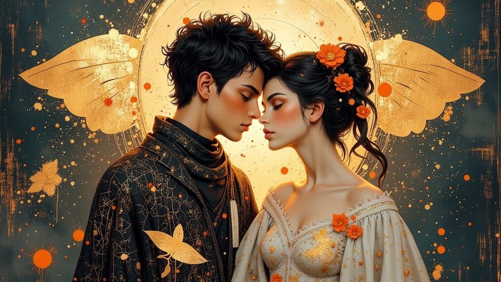 Narcissus and Psyche in Las Vegas Concept Art