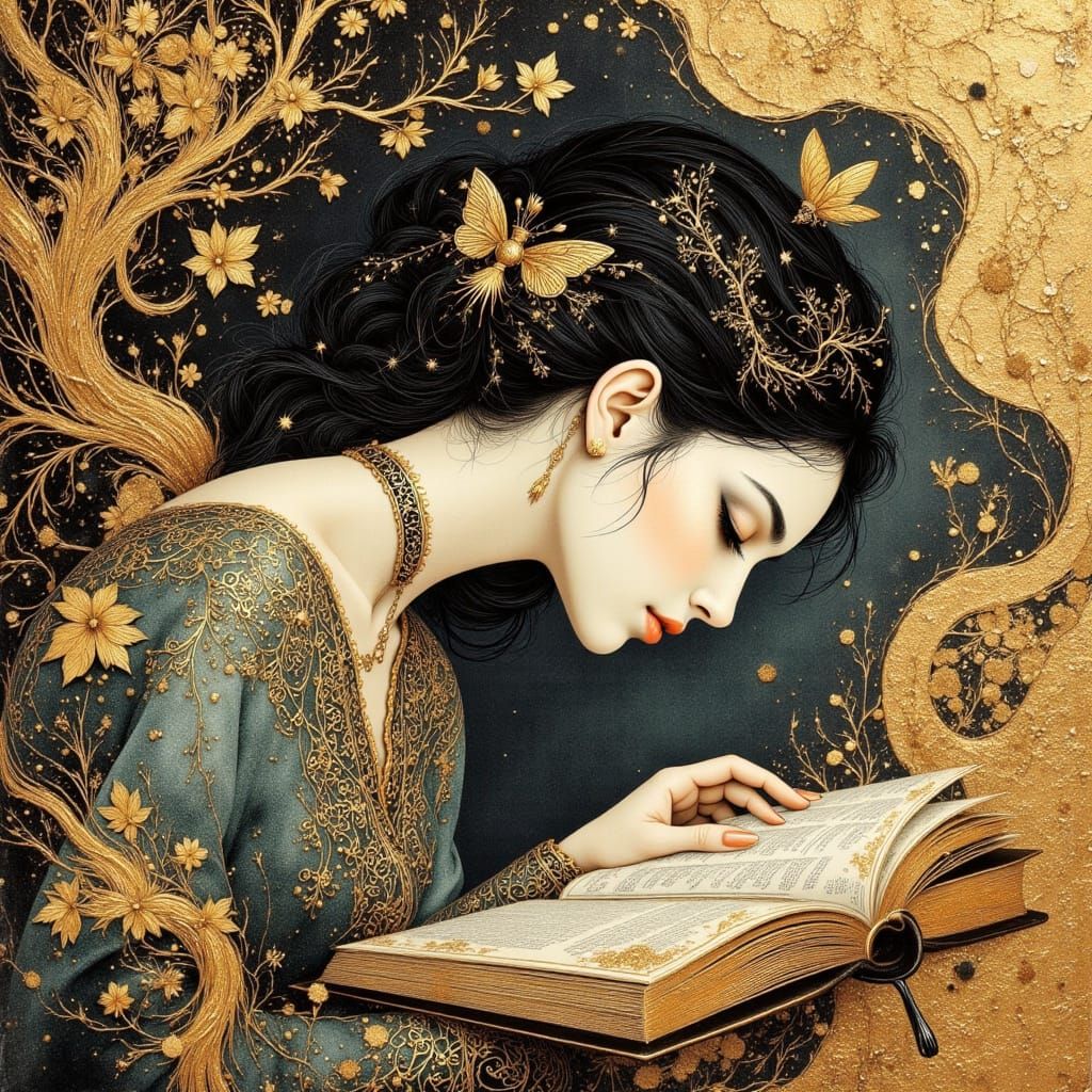 by Android Jones : intricately detailed fluid gouache painting: by J Japanese Art: James Jean: Erin Hanson: Dan Mumford ...