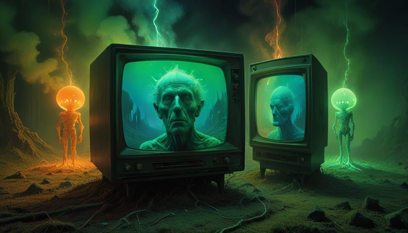 Surrealism in a Triadic Color Palette