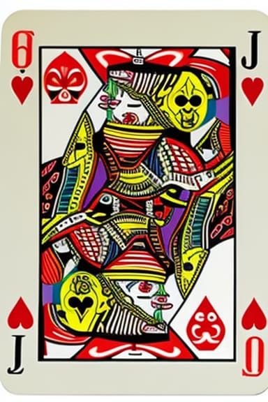Playing card Jack of Acid