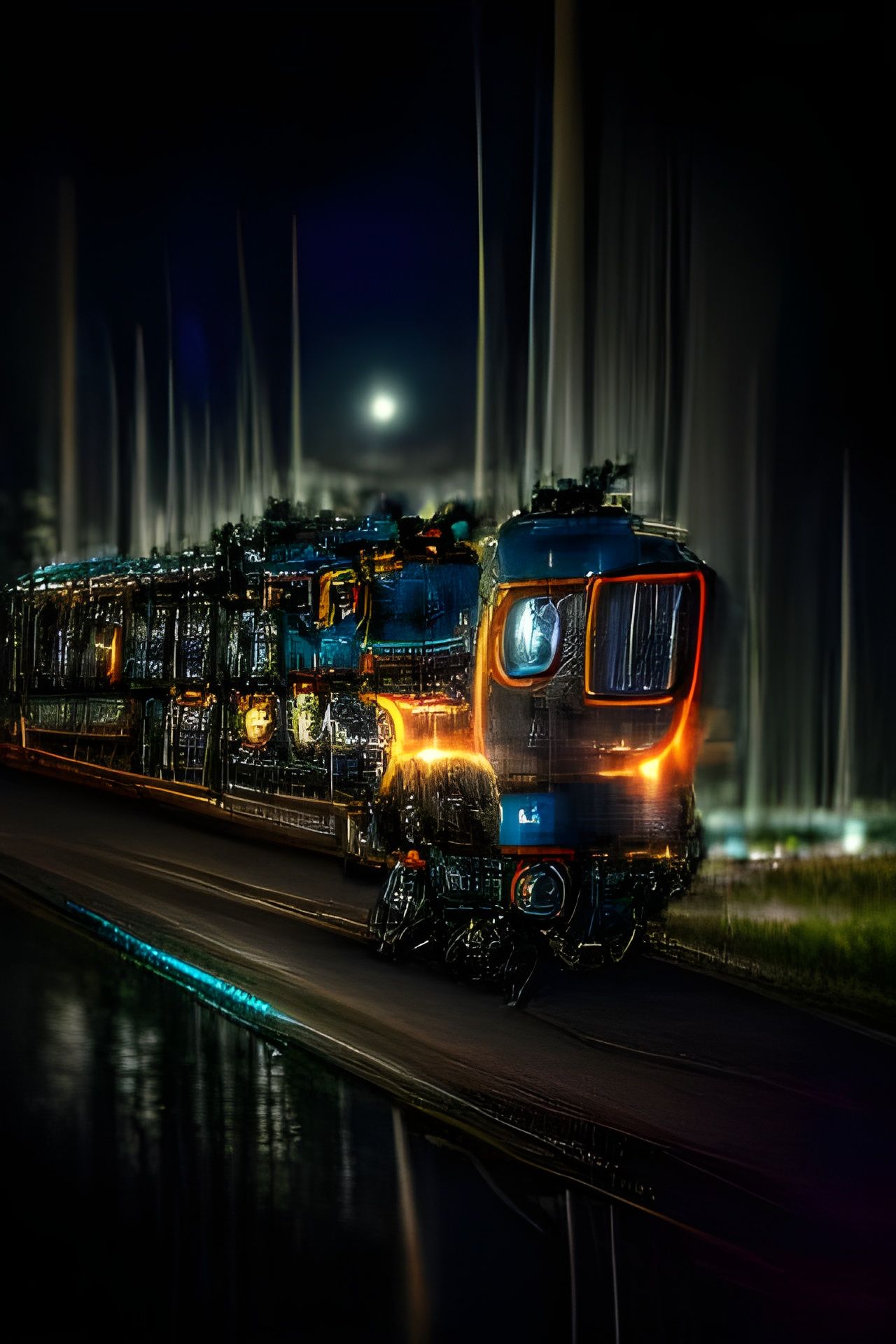 Night Train in High Resolution