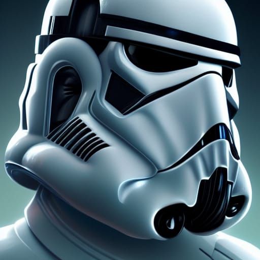 Star Wars Portrait in Hyperdetailed Style