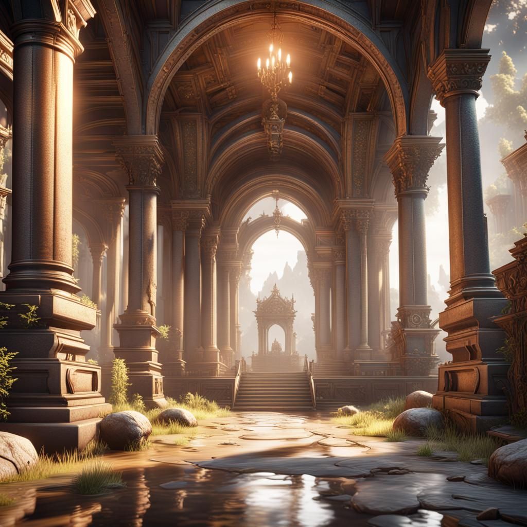 Epic 3D Videogame Graphics in Cinematic Style