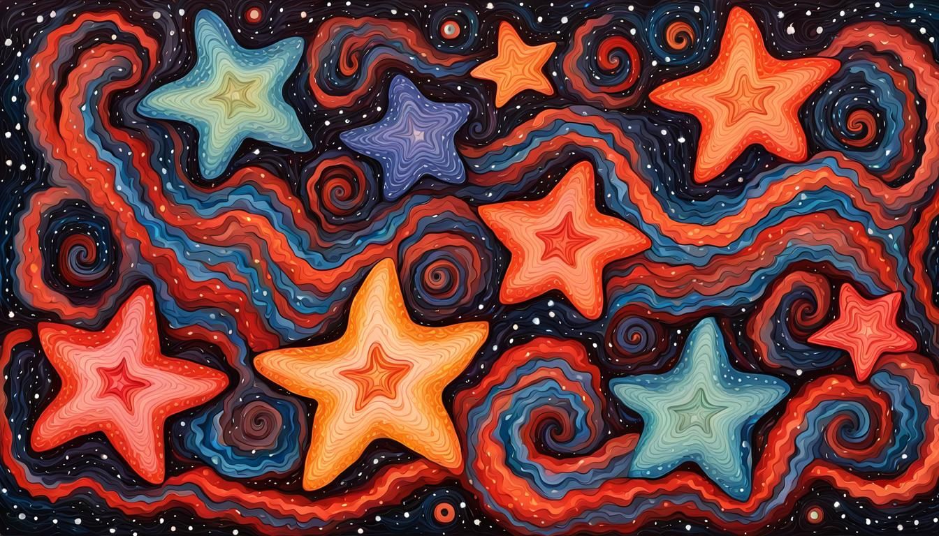 Electromagnetic Jelly Coils Surround Newborn Stars