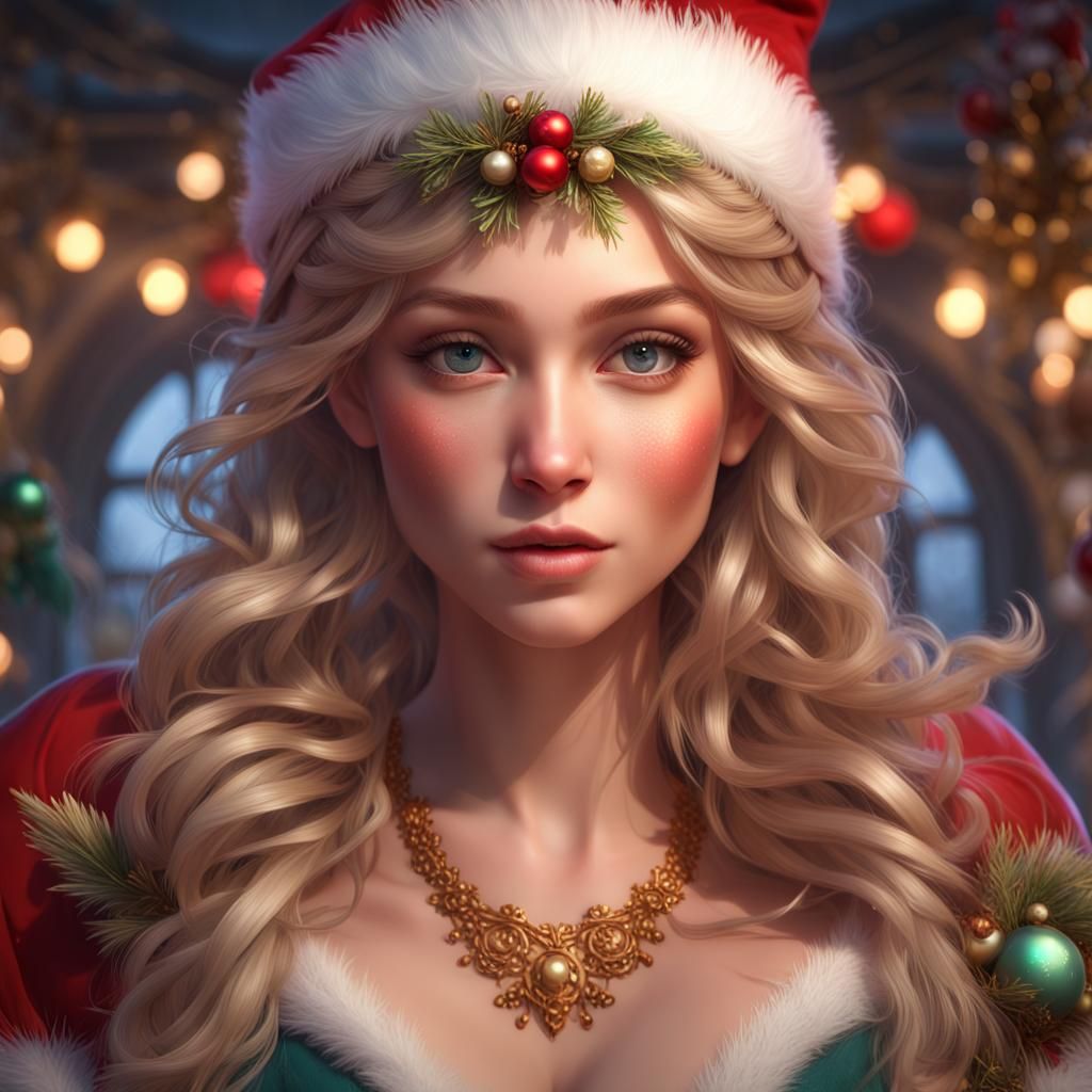 Magical Santa Christmas Wonderland in Fairy-Tale Style