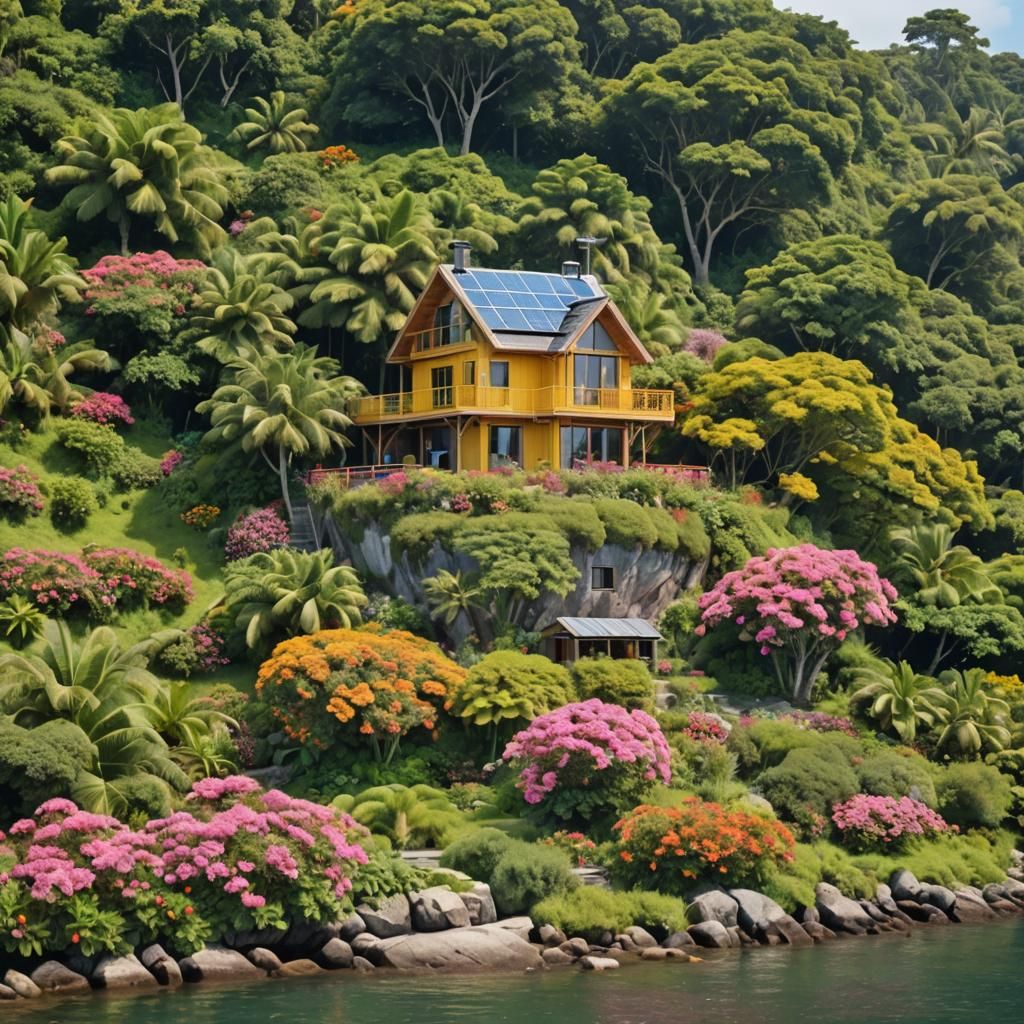 Idyllic Island Home with Sustainable Design
