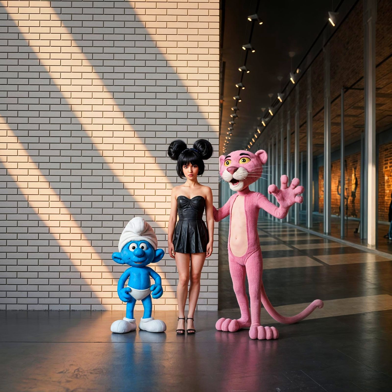 At the museum entrance