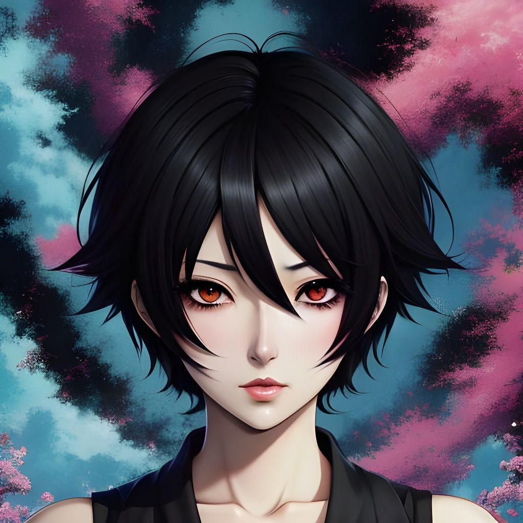 Dizzy Girl in Anime Manga Style