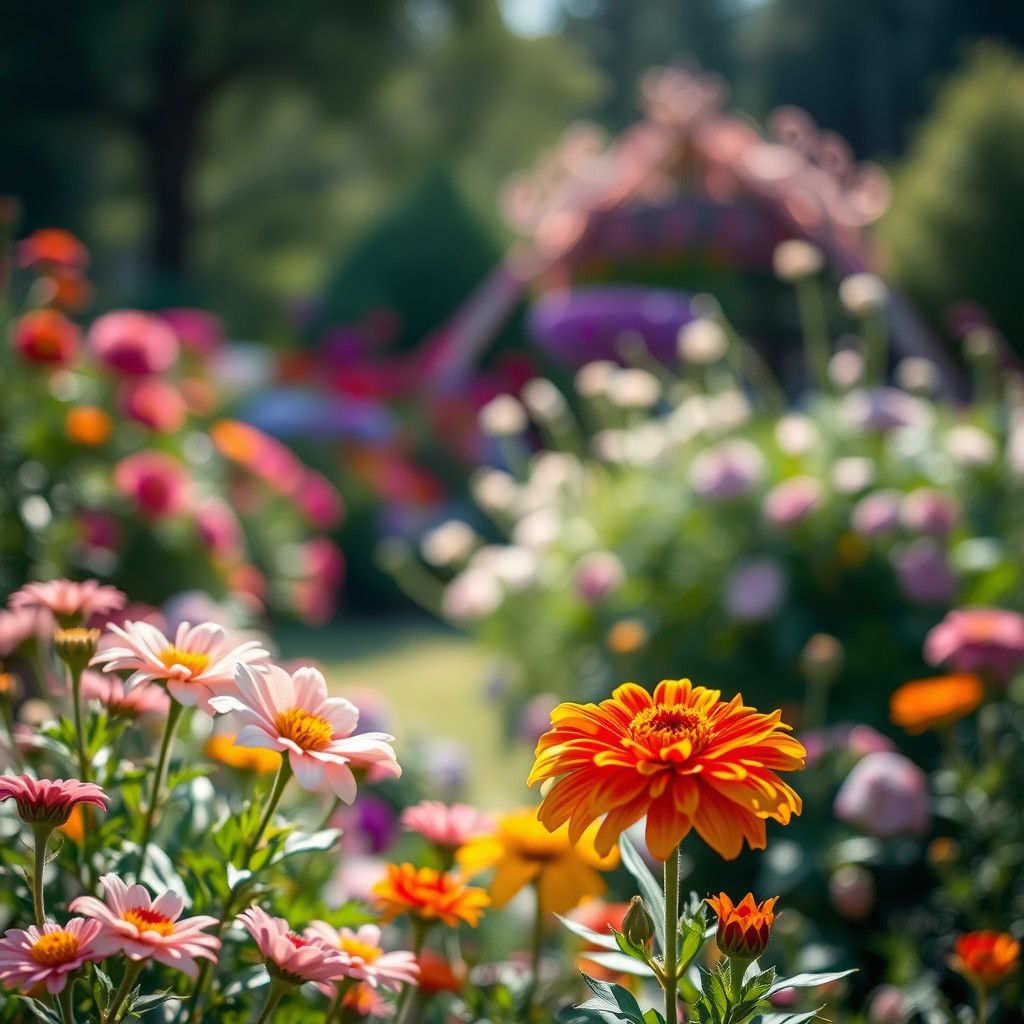 Royal Garden in Bloom: Professional Photography
