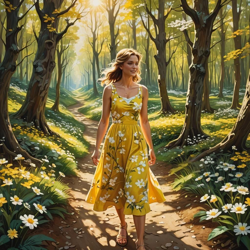 Fantastical Scene in Deep Color, Matte Painting