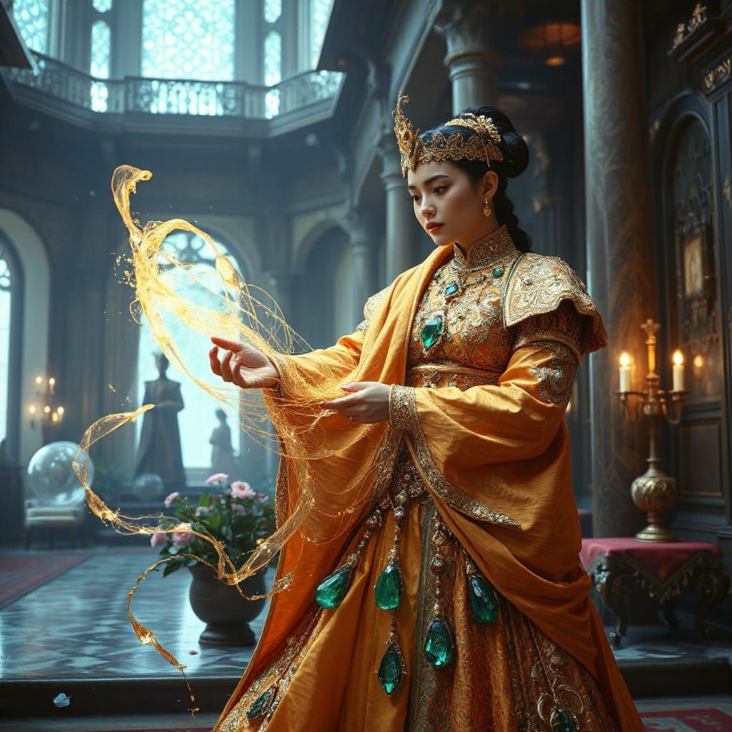 The Emperor's Bride: A Majestic Fantasy Portrait